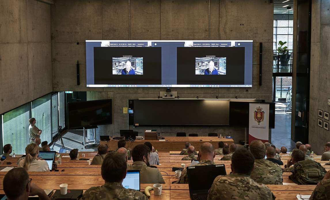 Billede fra auditoriet under CLO årsseminar.