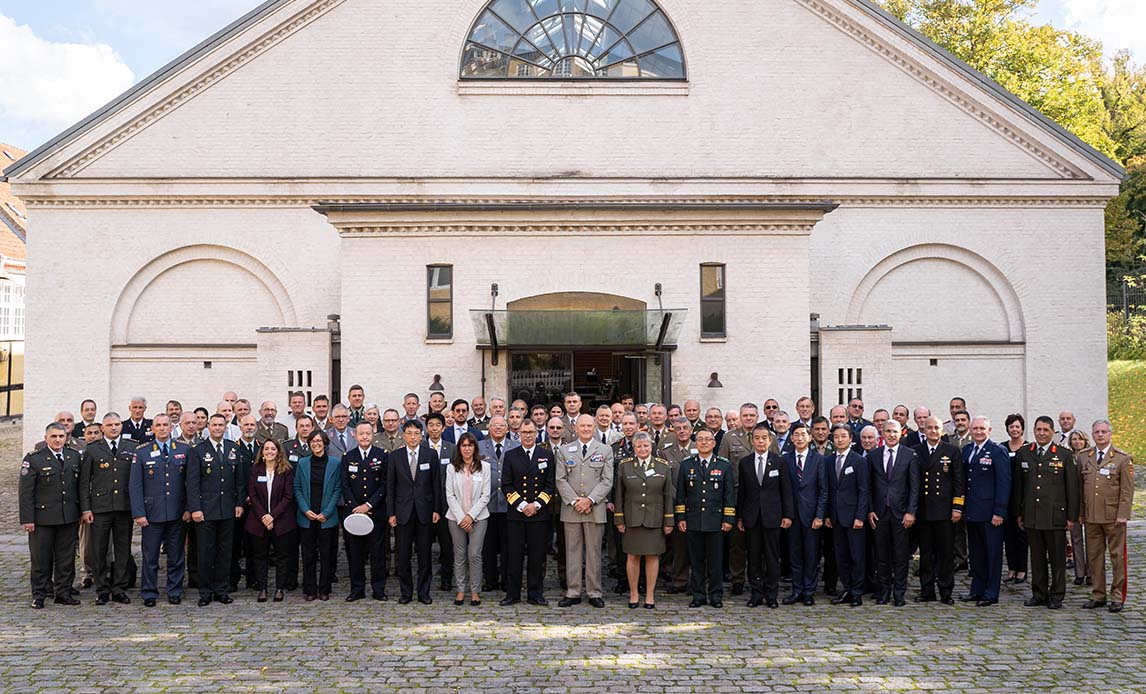 Gruppebillede fra Conference of Commandants 2021