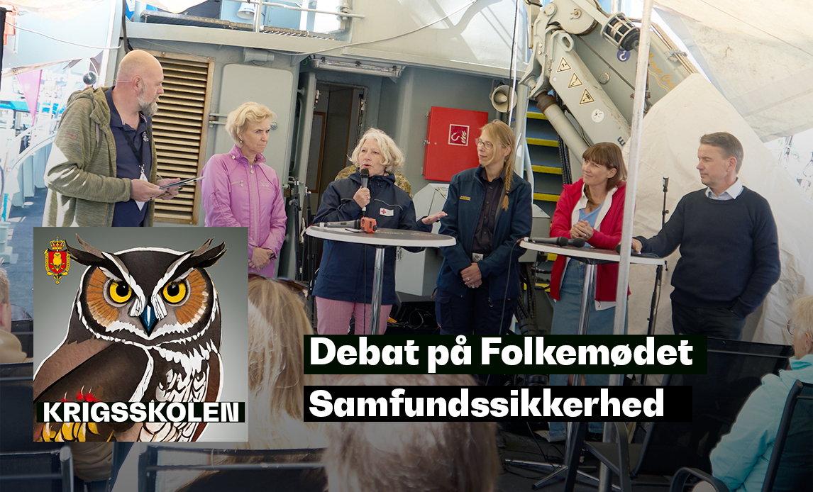 Debat om samfundssikkerhed på Folkemødet