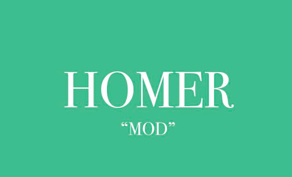 Forsiden af HOMER "MOD"