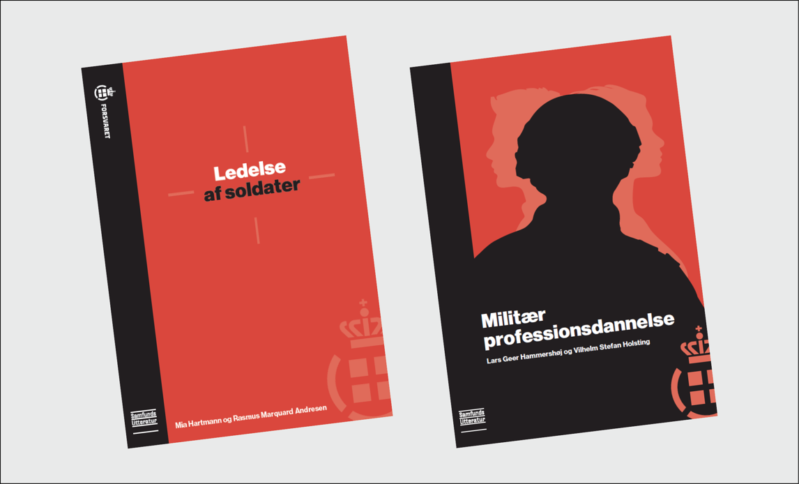 Forsiden af Ledelses- og professionsdannelsesbøgerne