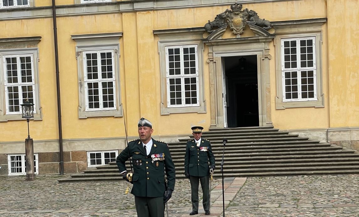 Ceremoni for kommandooverdragelse