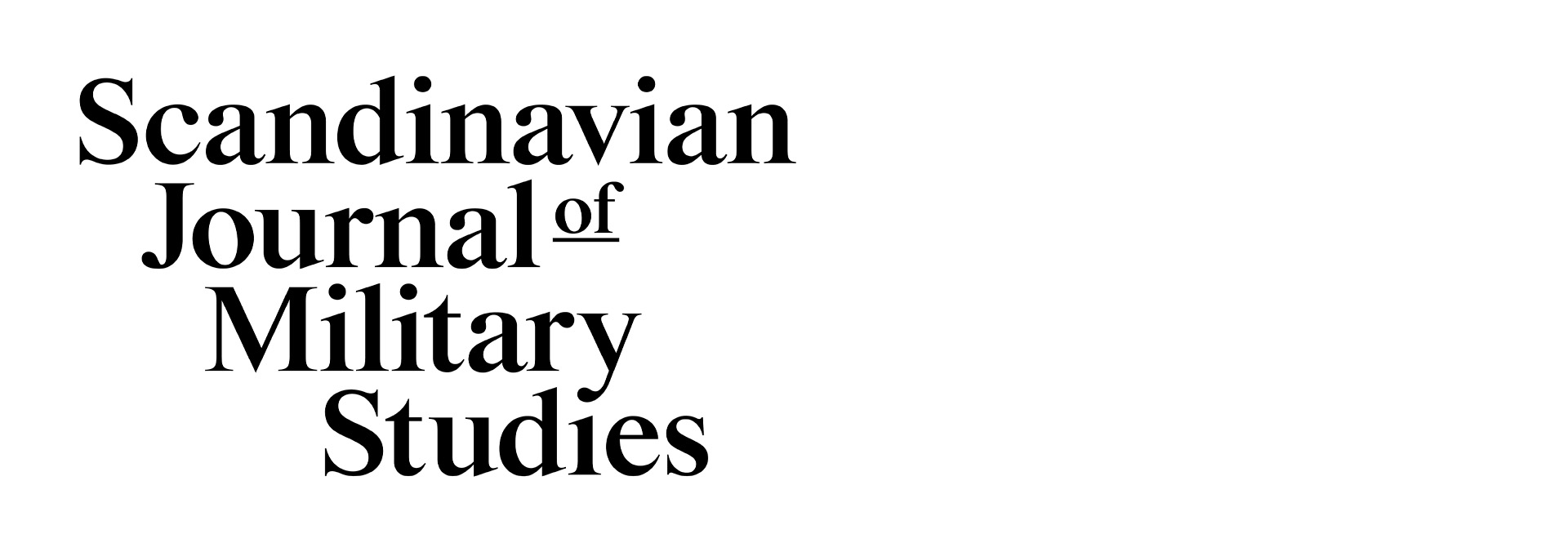 Scandinavian Journal of Military Studies