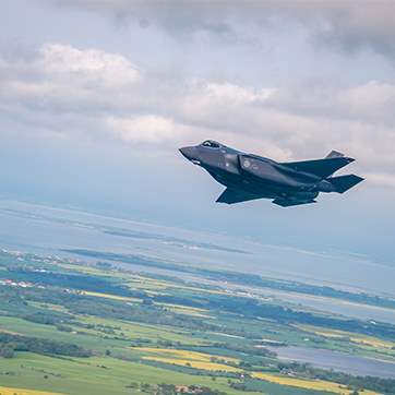 Norsk F-35 i Danmark.